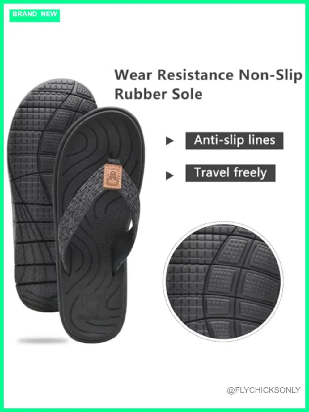 Lightweight Cushion Flip Flops for Women Non-Slip Sport Sandals